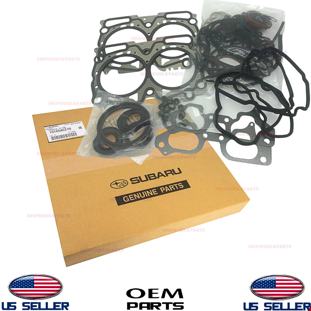 GENUINE OEM Engine Gasket and Seal Kit Subaru 2.5L Turbo 2008-2014 *See List