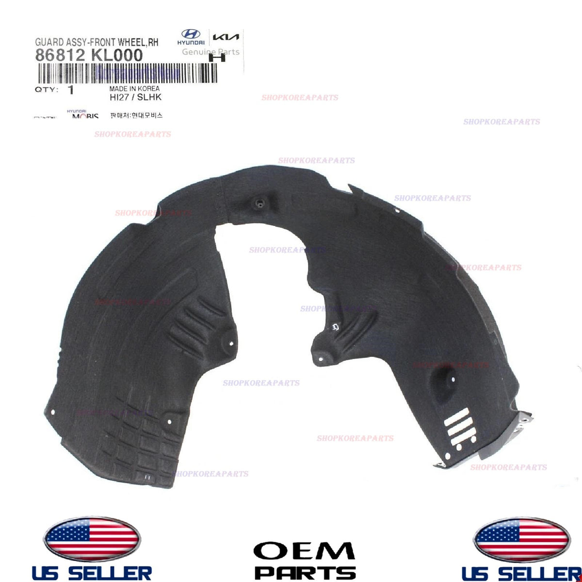 GENUINE Fender Liner Front RIGHT Passenger Side 2023-2026 Hyundai Ioniq 6