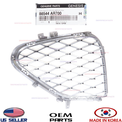 GENUINE OEM Front Bumper Air Grille RIGHT Passenger Side 2022-2025 GV70 Sport