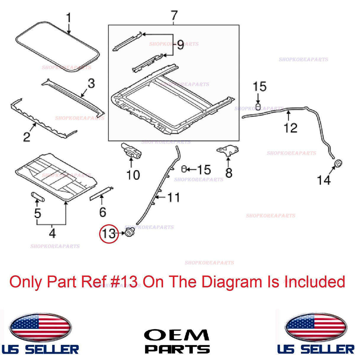 GENUINE Sunroof Drain Hose Plug ⭐OEM⭐ NISSAN INFINITI *See compatibility