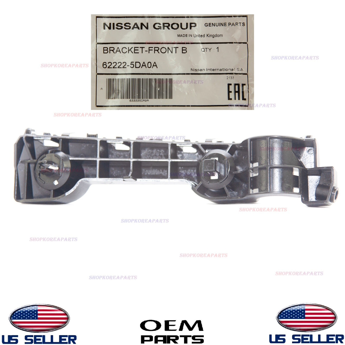 GENUINE Front Bumper Bracket Retainer RIGHT Passenger ⭐ Infiniti QX30 2017-2019