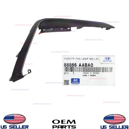 GENUINE OEM Front Bumper RIGHT Passenger Side Fog Lamp Molding 2024-2025 Elantra