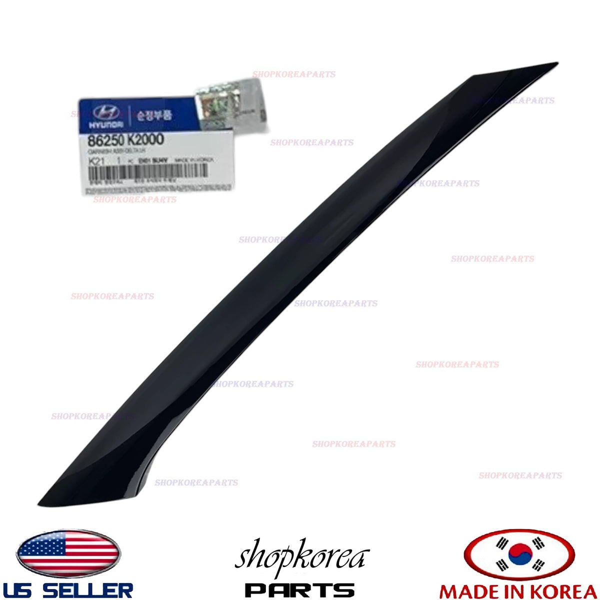 GENUINE OEM Left Driver Side Windshield Pillar Exterior Molding 2020–2025 Venue