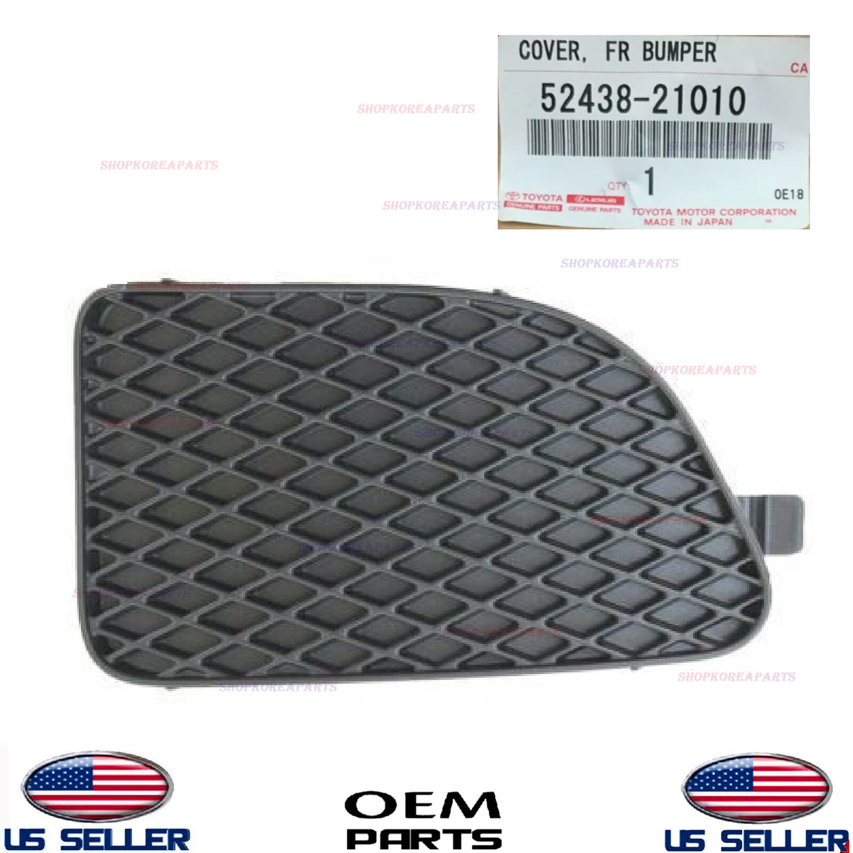 GENUINE OEM Front Bumper Hole Cover LEFT Driver Side 2005-2010 Scion tC