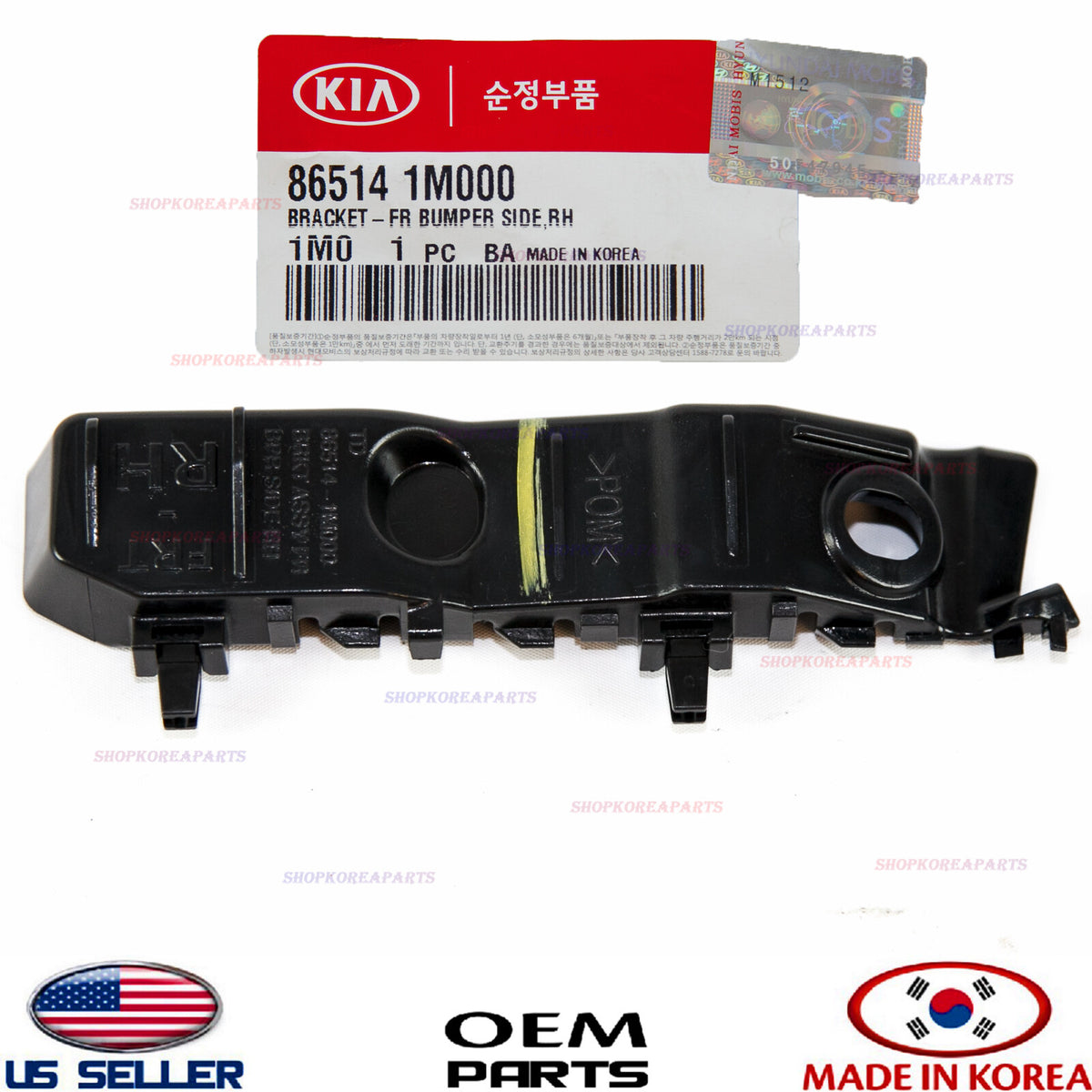 GENUINE Front Bumper Bracket Mounting RIGHT Passenger Side OEM Kia Forte 2010-13
