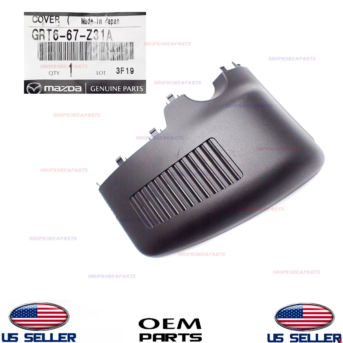 GENUINE OEM Upper RIGHT Sensor Cover Mazda 3 CX-3 CX-5 2017-2021 GRT6-67-Z31A