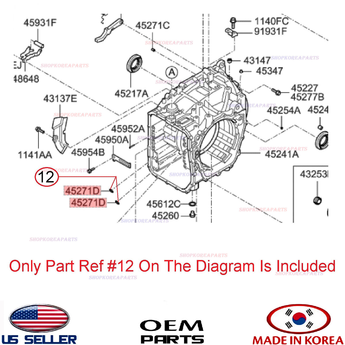 GENUINE Automatic Transmission Case Seal ⭐OEM⭐ HYUNDAI KIA *See Compatibility