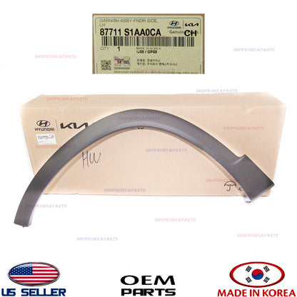 GENUINE Front Fender Wheel Molding LEFT Driver Side ⭐OEM⭐ Santa Fe 2021-2023