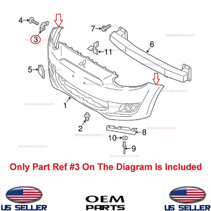 GENUINE Front Bumper Bracket Retainer Right Passenger Side ⭐OEM Mirage 2014-2015