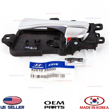 ✅GENUINE✅ Inside Door Handle Silver Front Rear Left Driver Side OEM Sonata 11-14