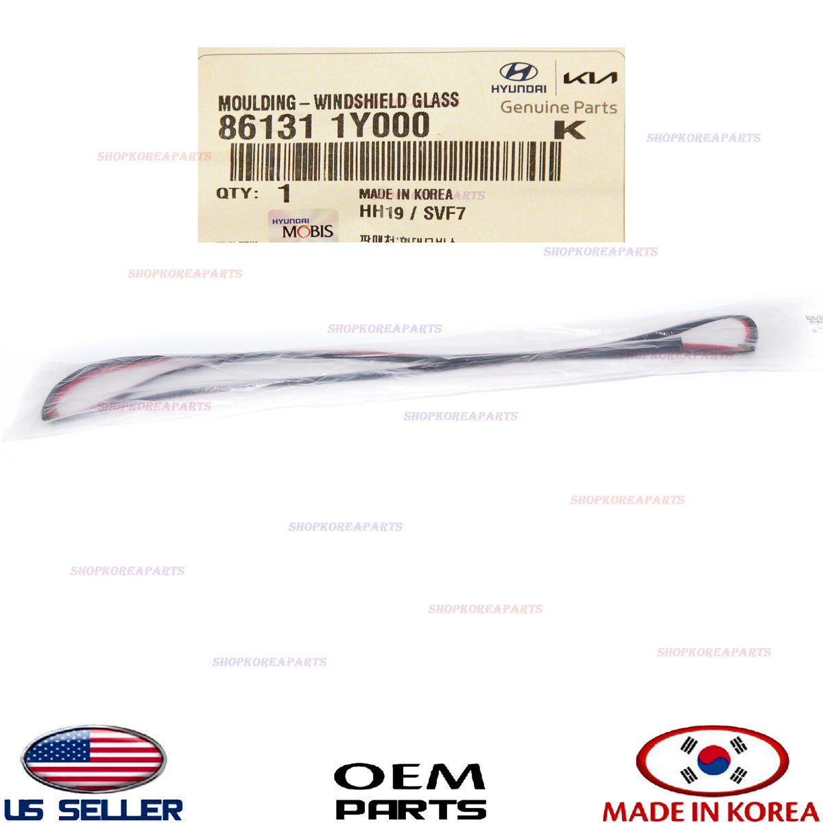 GENUINE Front Windshield Glass Trim Molding ⭐OEM⭐ Kia Picanto 86131-1Y000