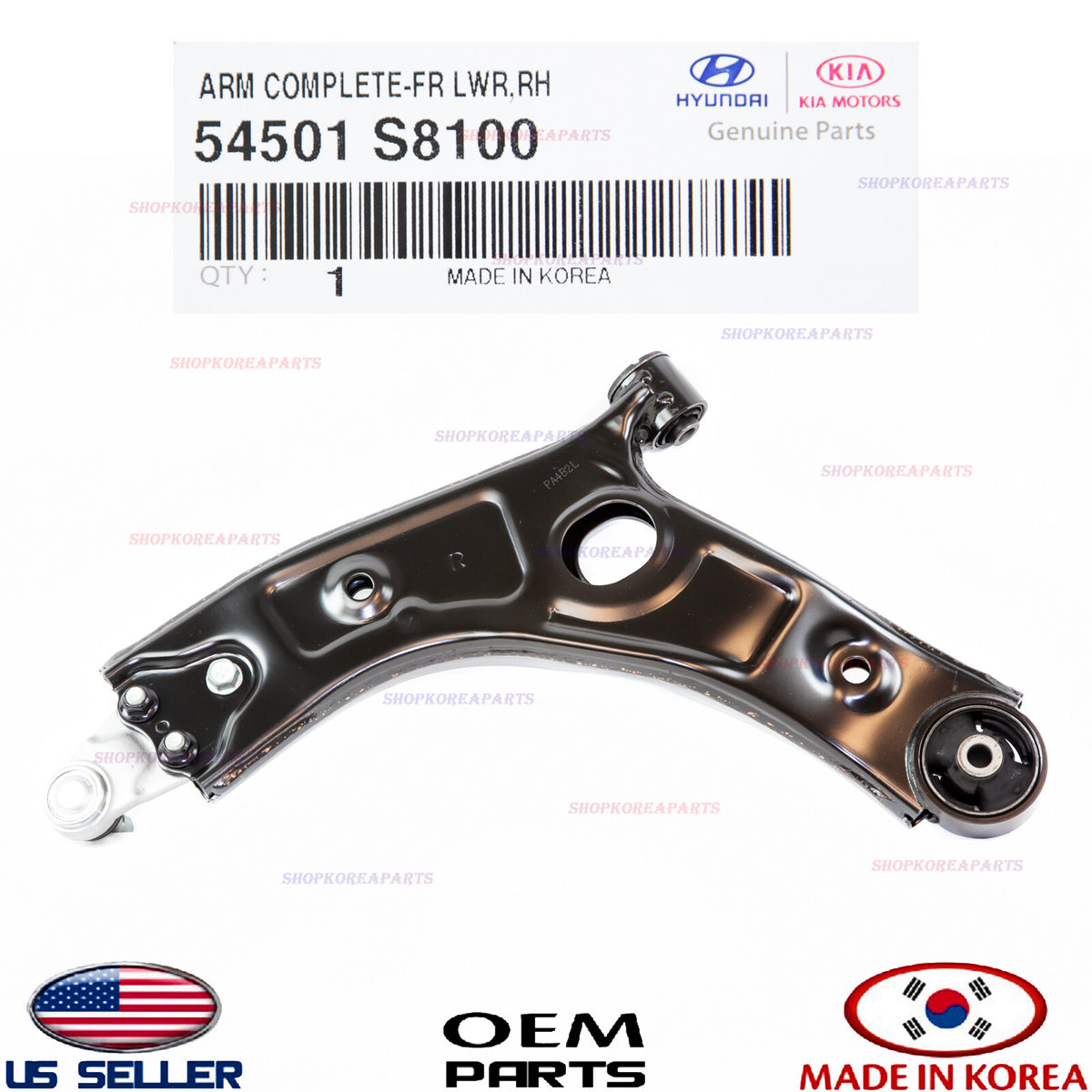 GENUINE Front Lower Control Arm RIGHT Passenger OEM PALISADE TELLURIDE 2020-2025