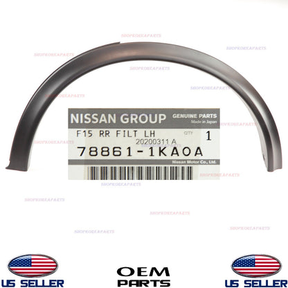 GENUINE Rear Fender Wheel Garnish Molding LEFT Driver Side OEM NISSAN JUKE 11-17
