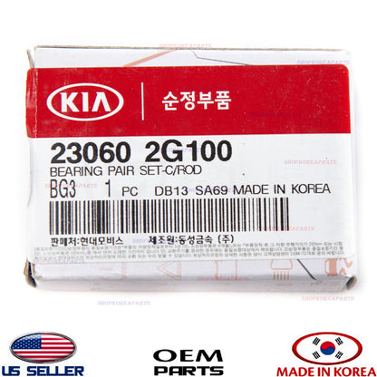 GENUINE Engine Connecting Rod Bearing Pair OEM HYUNDAI KIA *See compatibility