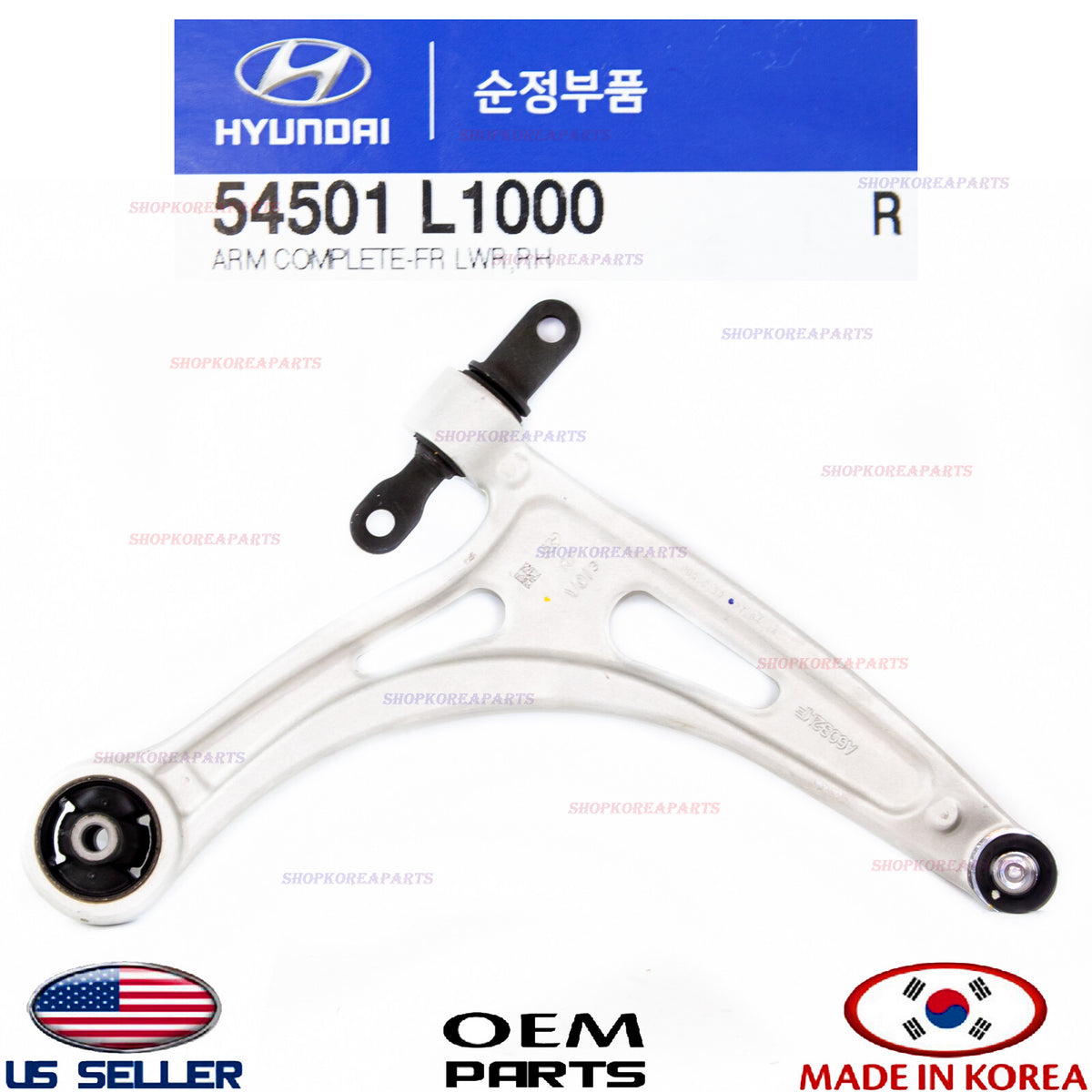GENUINE OEM Front Lower Control Arm RIGHT Passenger Side 2020-2025 K5 SONATA