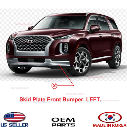 GENUINE OEM Front Bumper Skid Plate Left Driver Side 2020–2022 Hyundai Palisade