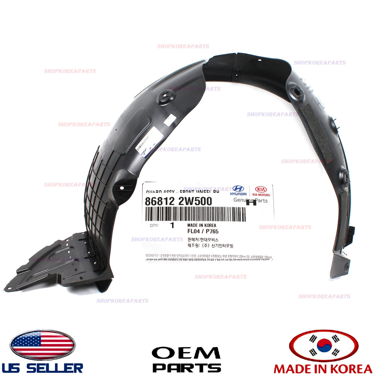 OEM Fender Liner Front Right Passenger Side GENUINE HYUNDAI SANTA FE SPORT 17-18