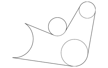 GENUINE OEM Serpentine Belt 2014-2025 Mazda PY01-15-909A