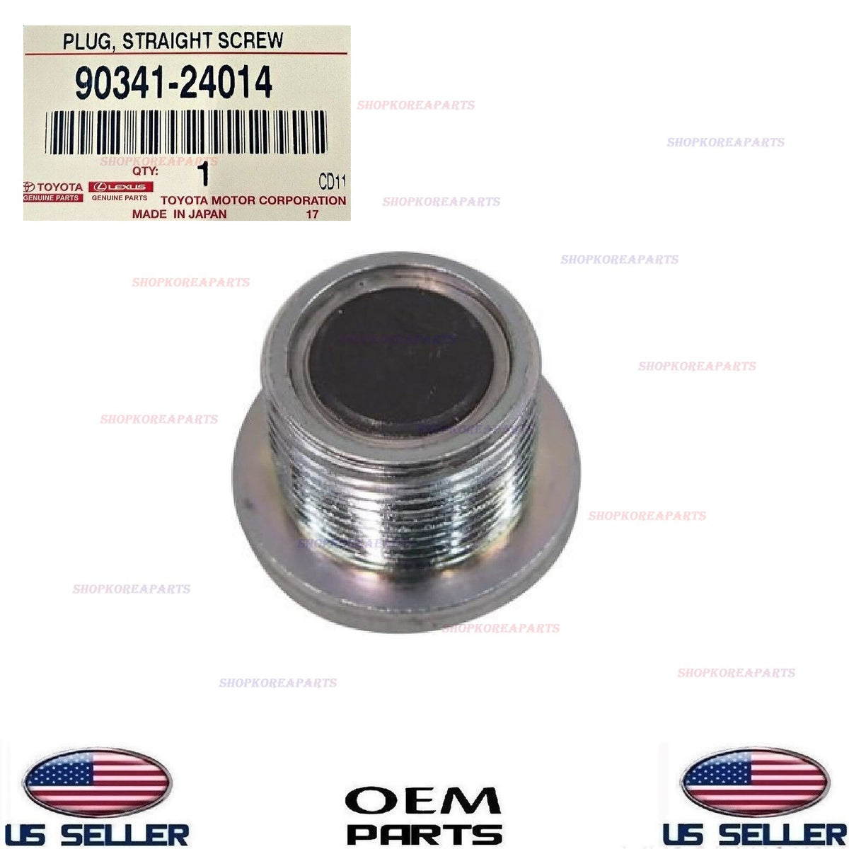 GENUINE Front Differential Drain Plug ⭐OEM⭐ Toyota Lexus *See Compatibility