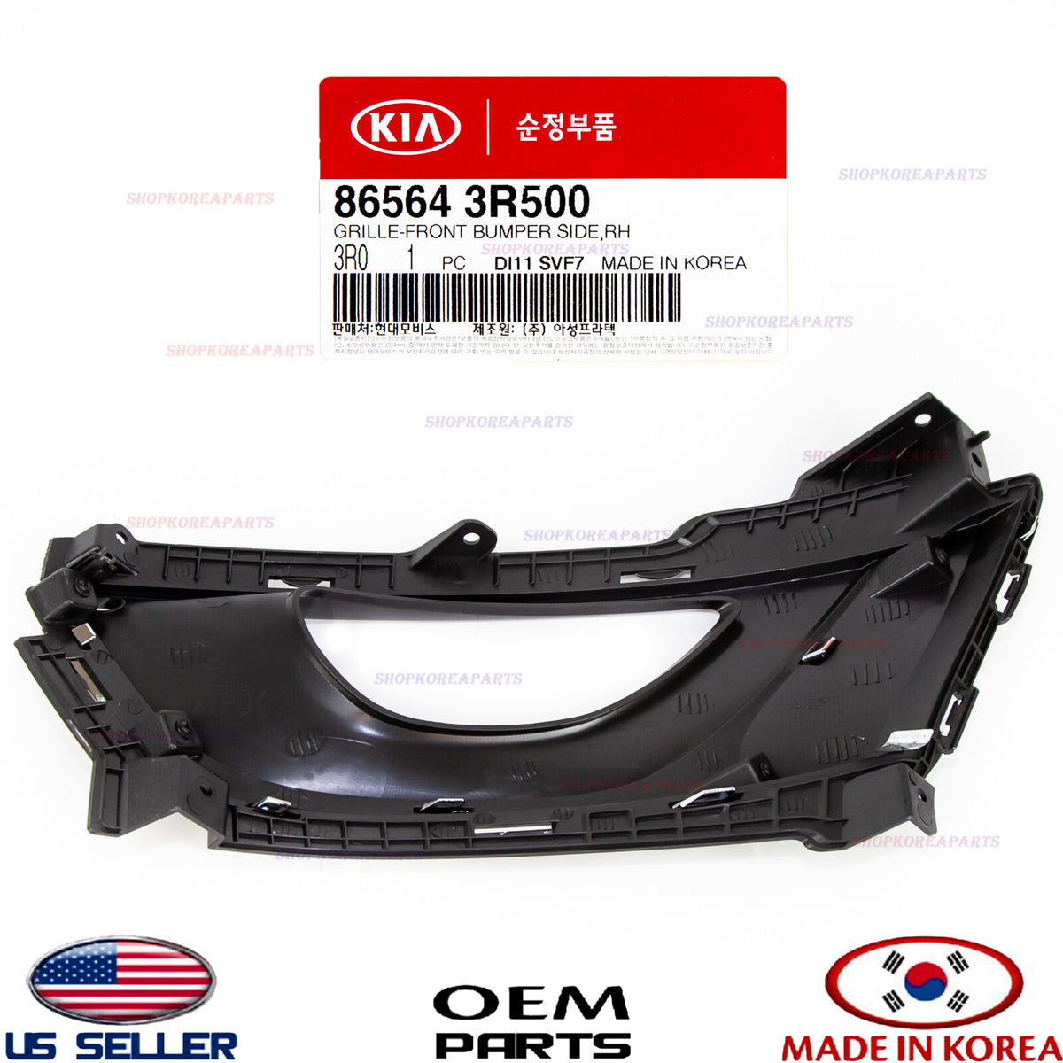 GENUINE Front Fog Light Lamp Bezel Right Passenger Side OEM KIa Cadenza 2014-16