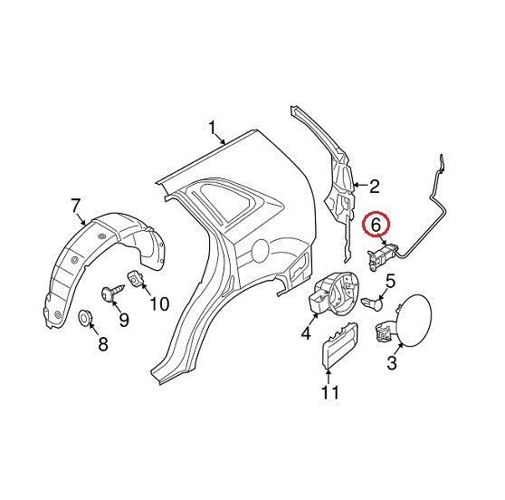 FUEL DOOR OPENER LOCK Release Actuator ⭐OEM⭐ SORENTO 2011-2015 BORREGO 2009-2011