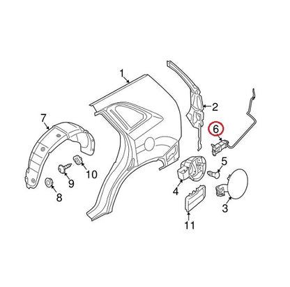 FUEL DOOR OPENER LOCK Release Actuator ⭐OEM⭐ SORENTO 2011-2015 BORREGO 2009-2011