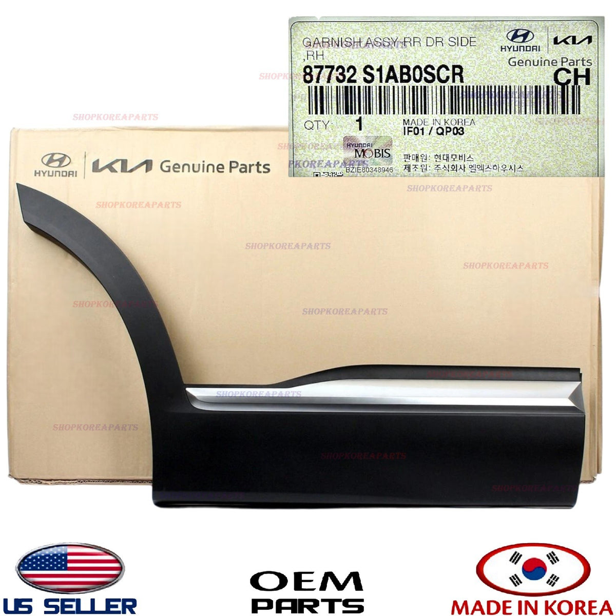 GENUINE Rear Door Lower Molding RIGHT Passenger Side ⭐OEM⭐ Santa Fe 2021-2023
