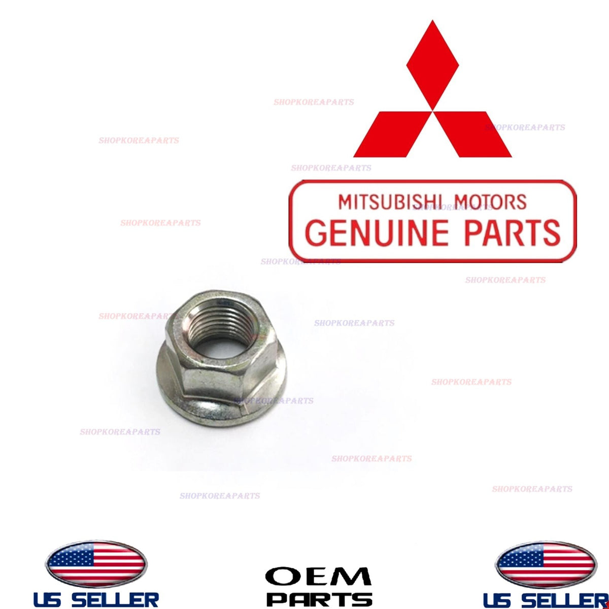 GENUINE Nut for Alignment Bolt M12 2001-2006 Mitsubishi Montero MU001083