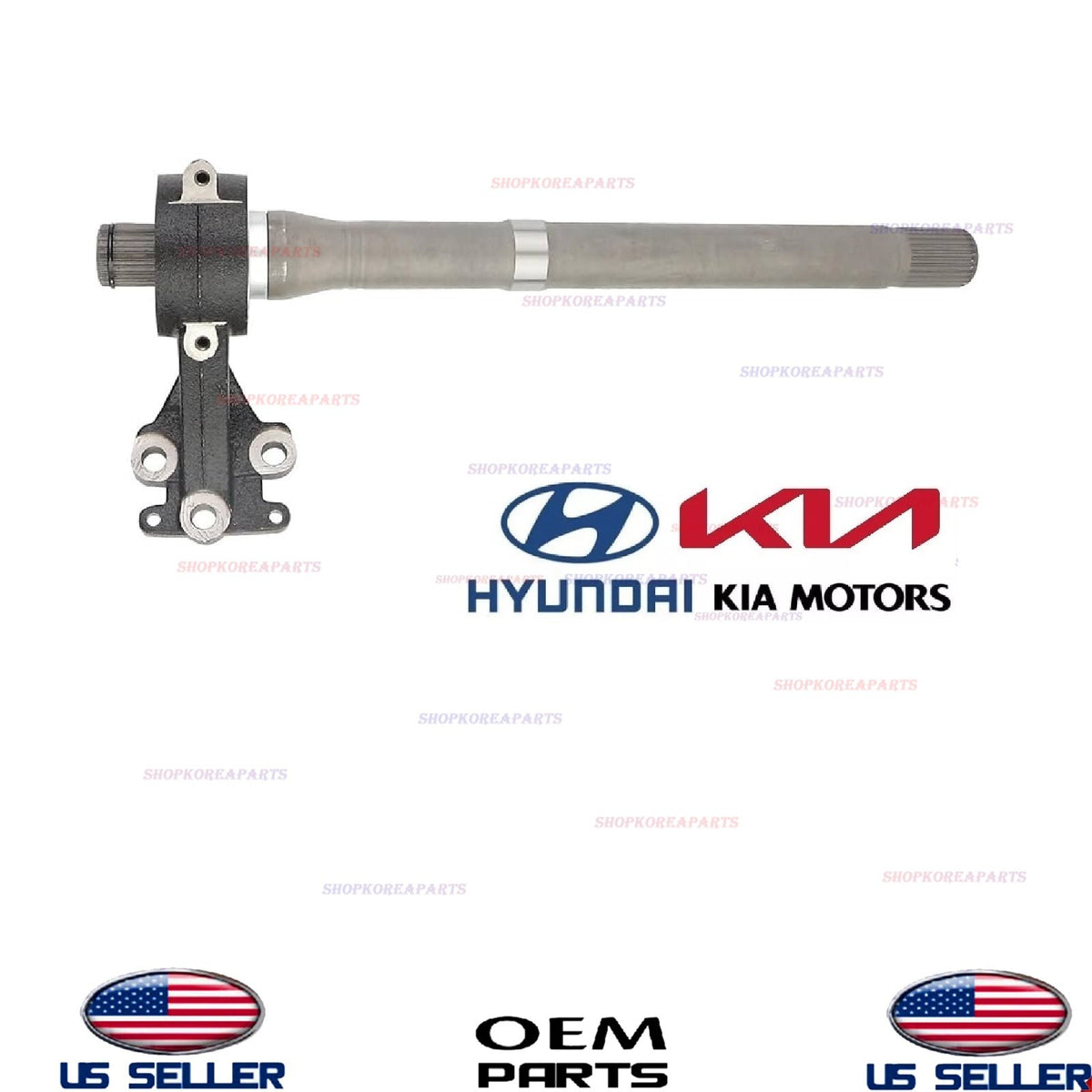 GENUINE OEM Front Inner Drive Shaft 2013-2016 Santa Fe 2014-2015 Sorento V6 3.3L