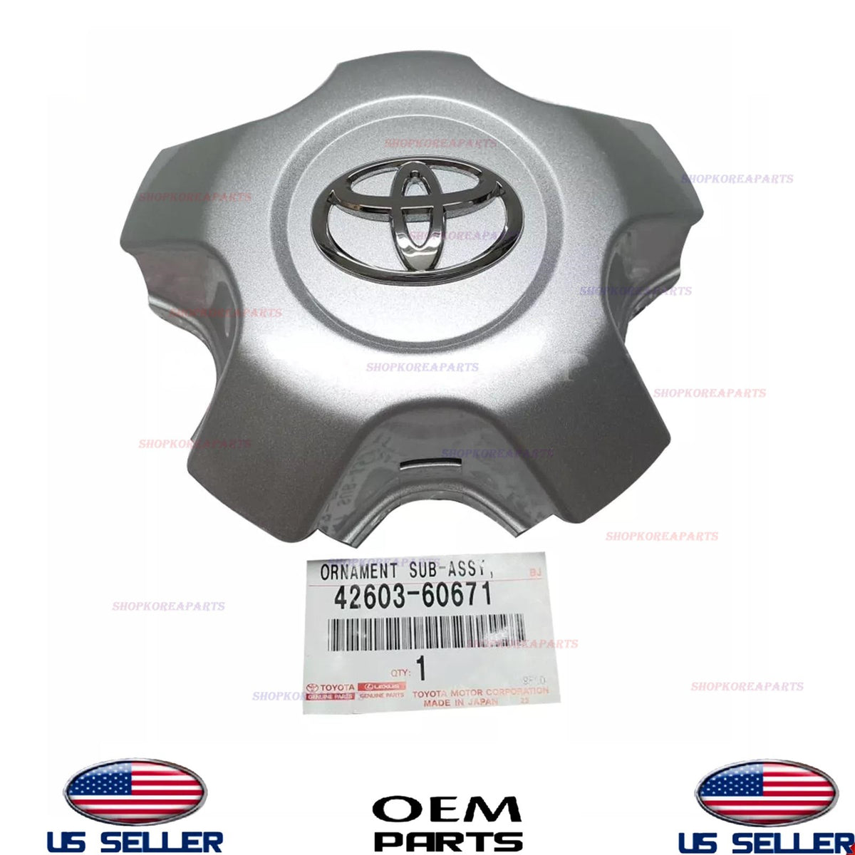 GENUINE OEM Wheel Center Hub Cap 2005-2007 Toyota Land Cruiser 42603-60671