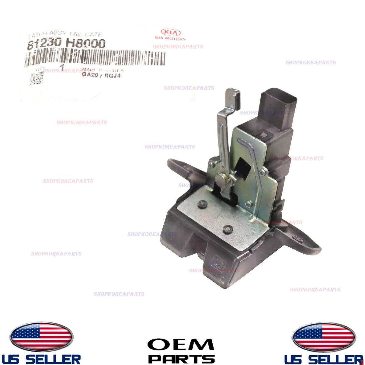 GENUINE OEM Tailgate Hatch Latch 2018-2023 Kia Rio Hatchback 5 Door 81230-H8000