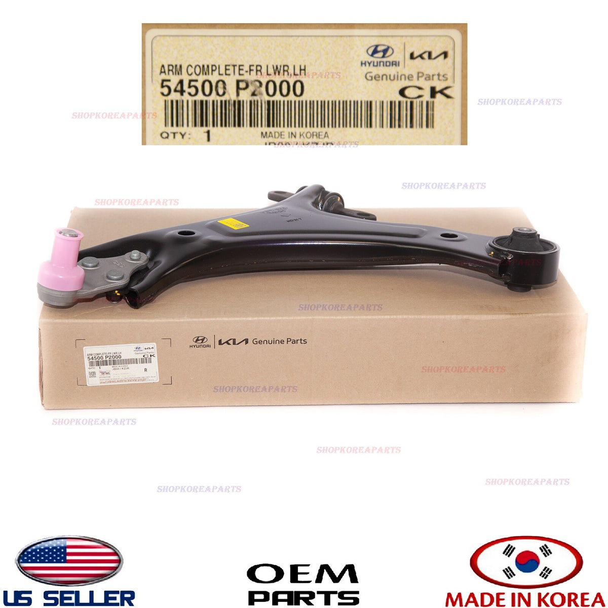 GENUINE Front Lower Control Arm LEFT Driver Side OEM 2021-26 Santa Cruz Sorento