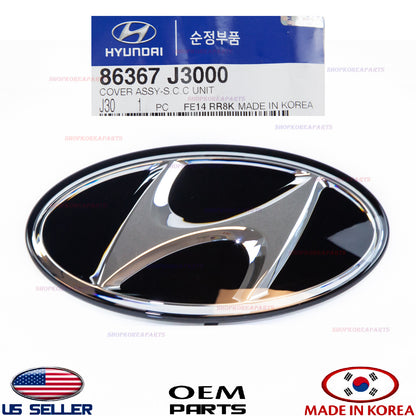 GENUINE Front Grille Emblem COVER S.C.C UNIT ⭐OEM⭐ VELOSTER TURBO 2019-2021