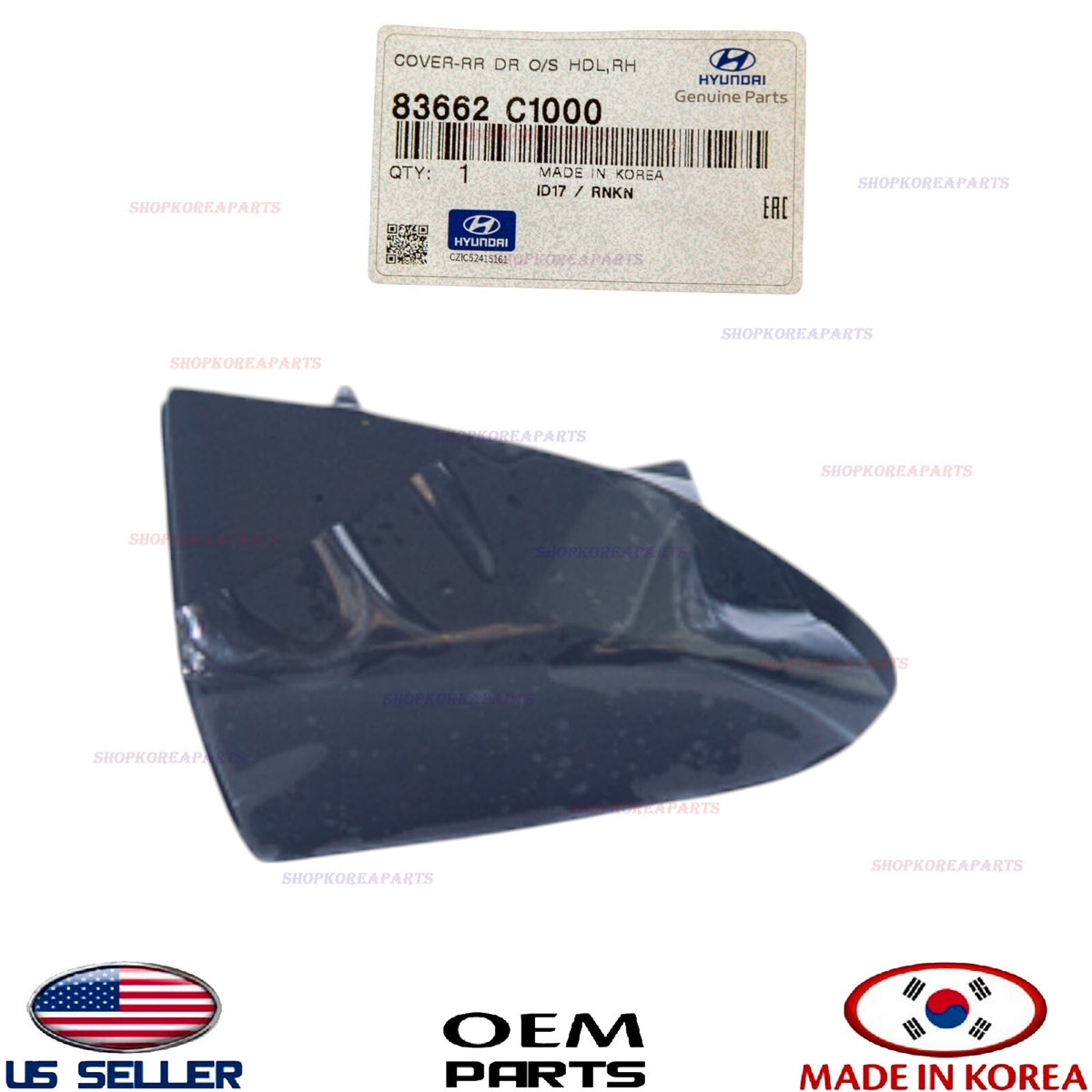 GENUINE Cover Handle Outside Rear Door Unpainted RIGHT ⭐OEM⭐ Sonata 2015-2019