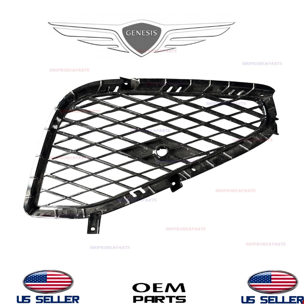 GENUINE OEM Front Bumper Grille RIGHT Passenger Side 2025-2026 Genesis GV80