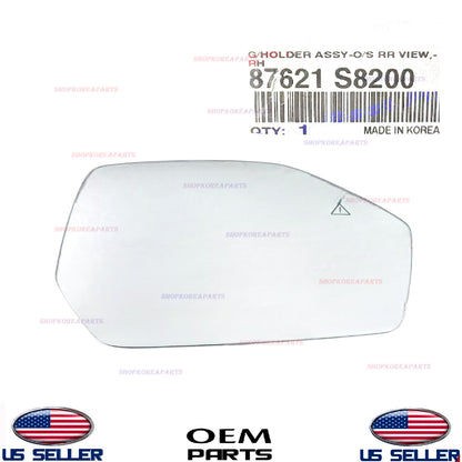 GENUINE OEM Right Passenger Side Heated Mirror Glass with BSD 2020-2025 Palisade