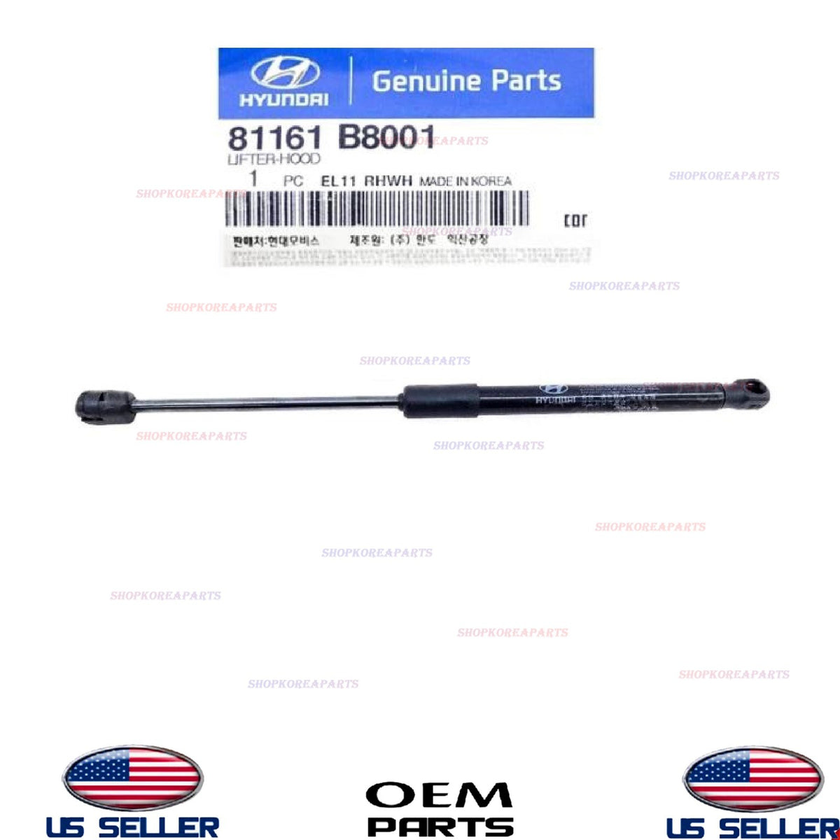GENUINE Hood Lift Support Strut Prop Arm 2013-2018 Hyundai Santa Fe 81161-B8001