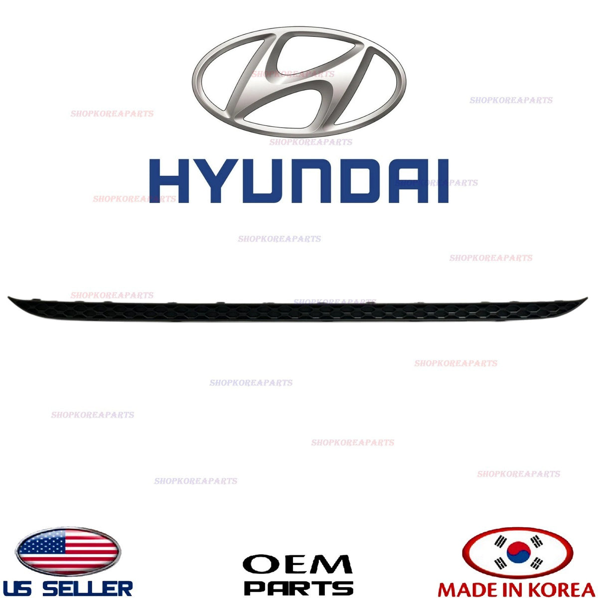 GENUINE OEM Rear Bumper Lower Center Molding 19–20 Hyundai Santa Fe 86699-S2000
