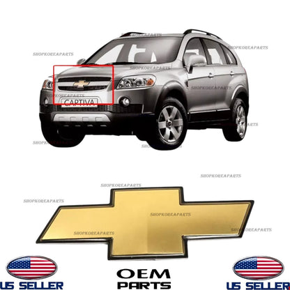Chevrolet Front Grille Gold Bowtie Emblem OEM 9644271 GM Chevy Captiva 2006-2011