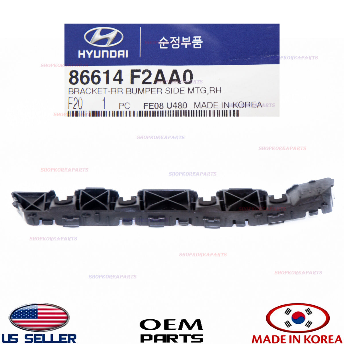 GENUINE Rear Bumper Mounting Bracket RIGHT Pass Side ⭐OEM⭐ ELANTRA Sedan 2019-20