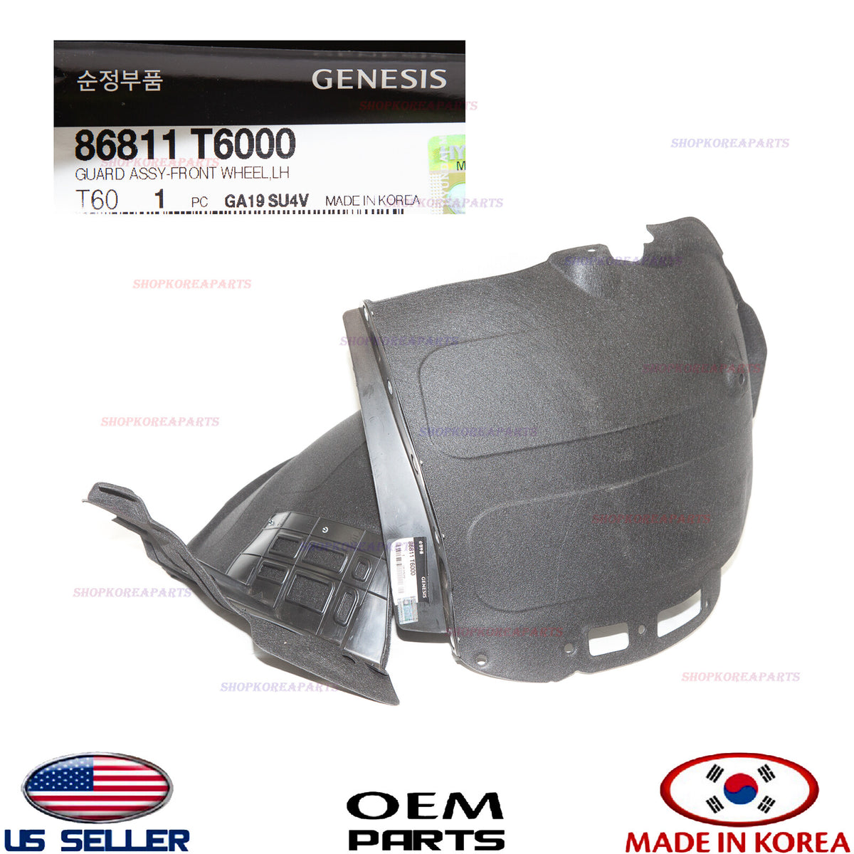 GENUINE Fender Liner Front LEFT Driver Side ⭐OEM⭐ Genesis GV80 2021-2024