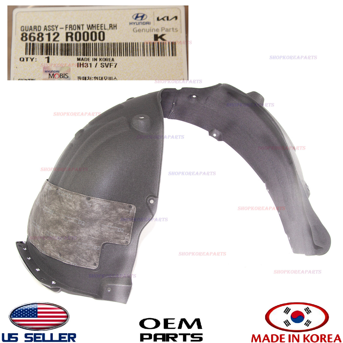 GENUINE OEM Fender Liner Front RIGHT Passenger Side 2022-2024 Kia Carnival