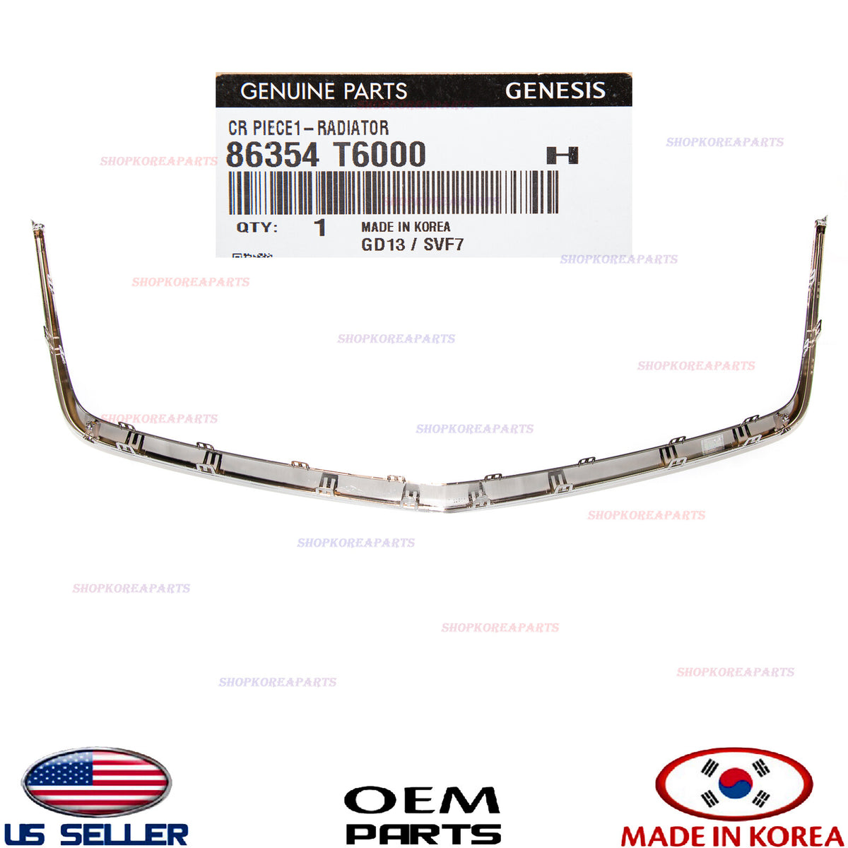 ✅GENUINE✅ Front Grille Surround Molding Trim Chrome OEM 2021-2024 Genesis GV80