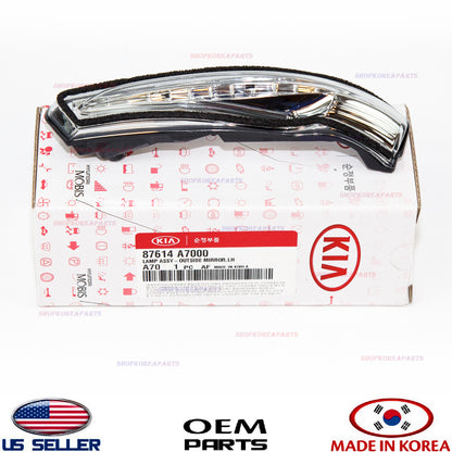 GENUINE Outside Mirror Turn Signal Lamp LEFT Driver Side OEM Kia Forte 2014-2018
