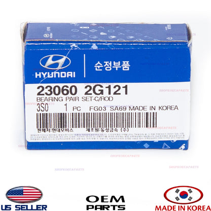 CONNECTING ROD BEARING Single Pair For One GENUINE HYUNDAI KIA See compatibility