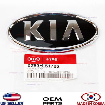 GENUINE OEM Front Grille Hood Emblem Logo Nameplate 2012 Kia Soul 0Z53H-51725