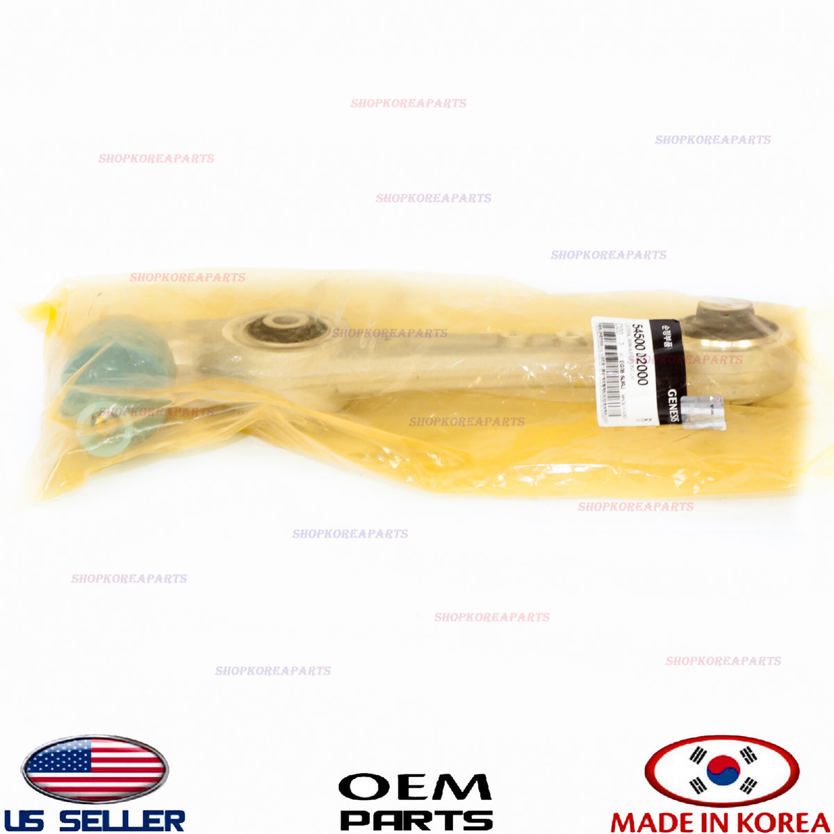 CONTROL LATERAL ARM LOWER FRONT LEFT OEM! GENESIS G80 G90 AWD 2017-22 54500D2000