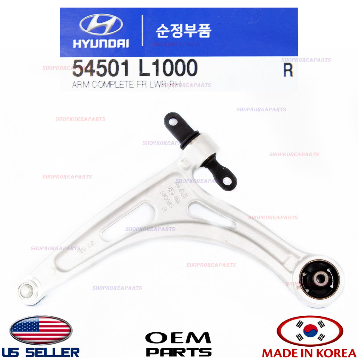 GENUINE OEM Front Lower Control Arm RIGHT Passenger Side 2020-2025 K5 SONATA