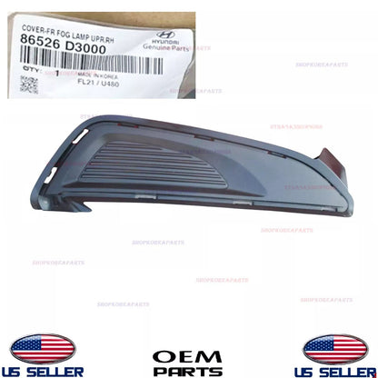 GENUINE OEM Front RIGHT Passenger Side Fog Lamp Cover Hyundai Tucson 2016-2018