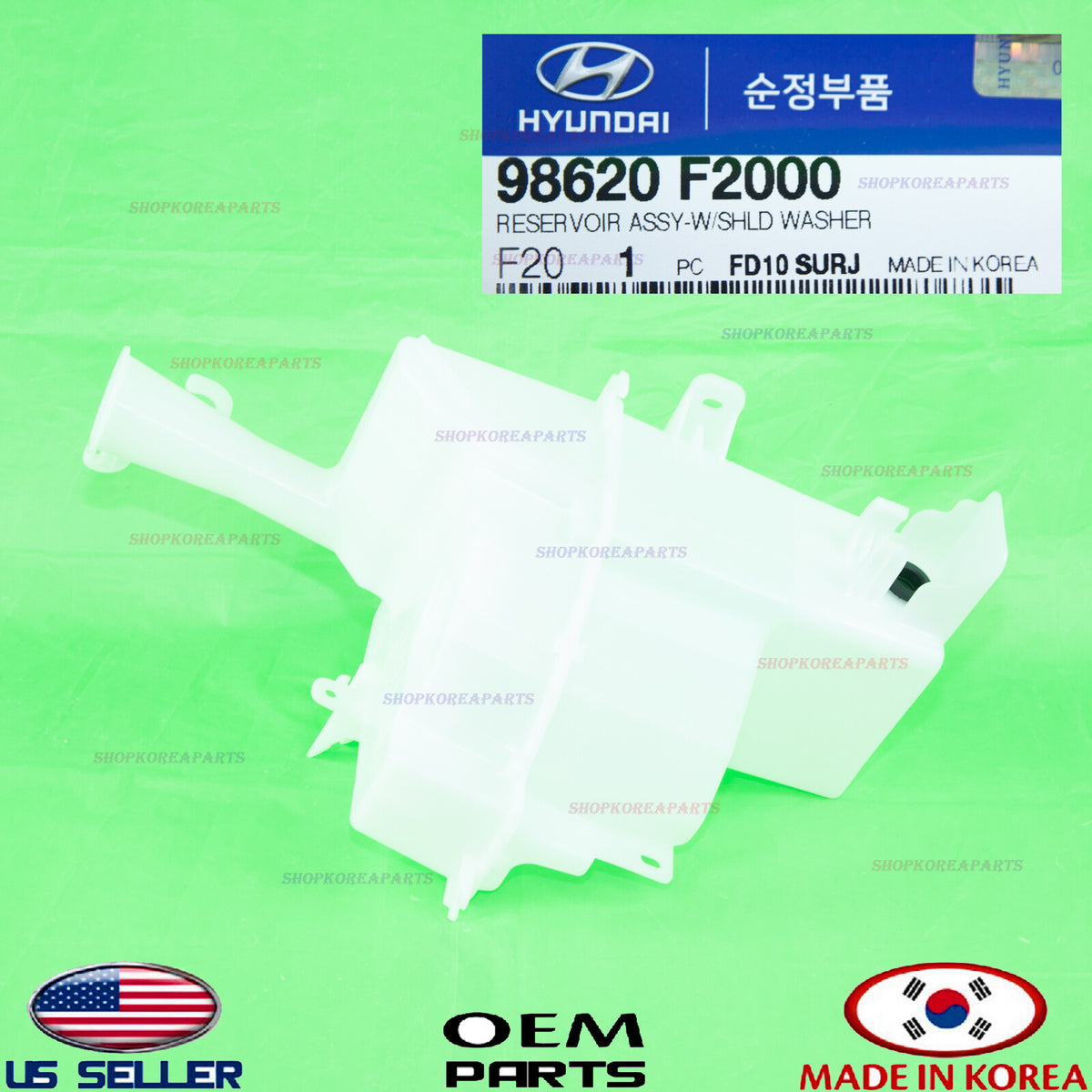 ✅GENUINE✅ Windshield Water Reservoir Water Tank ⭐OEM⭐ELANTRA sedan 2017-2018